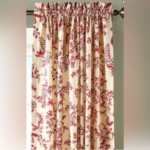 Woodland print curtains